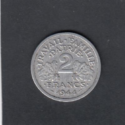 Beschrijving: 2 Franc  AXE